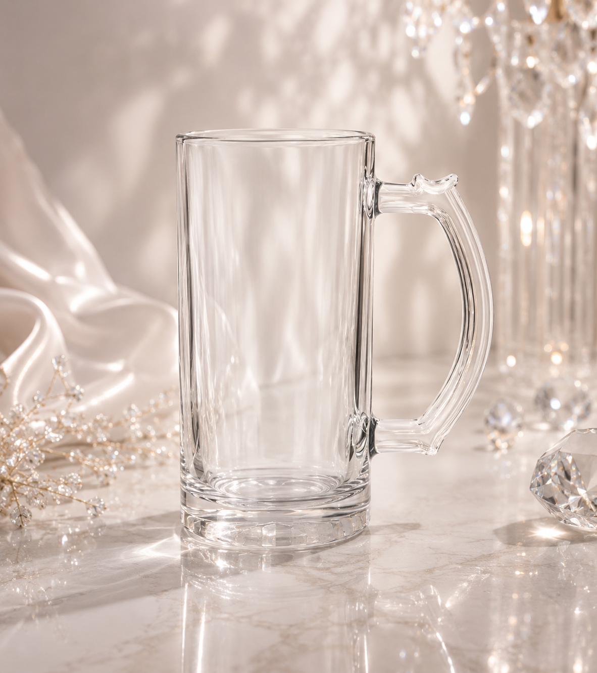 Custom Transparent Glass Mug